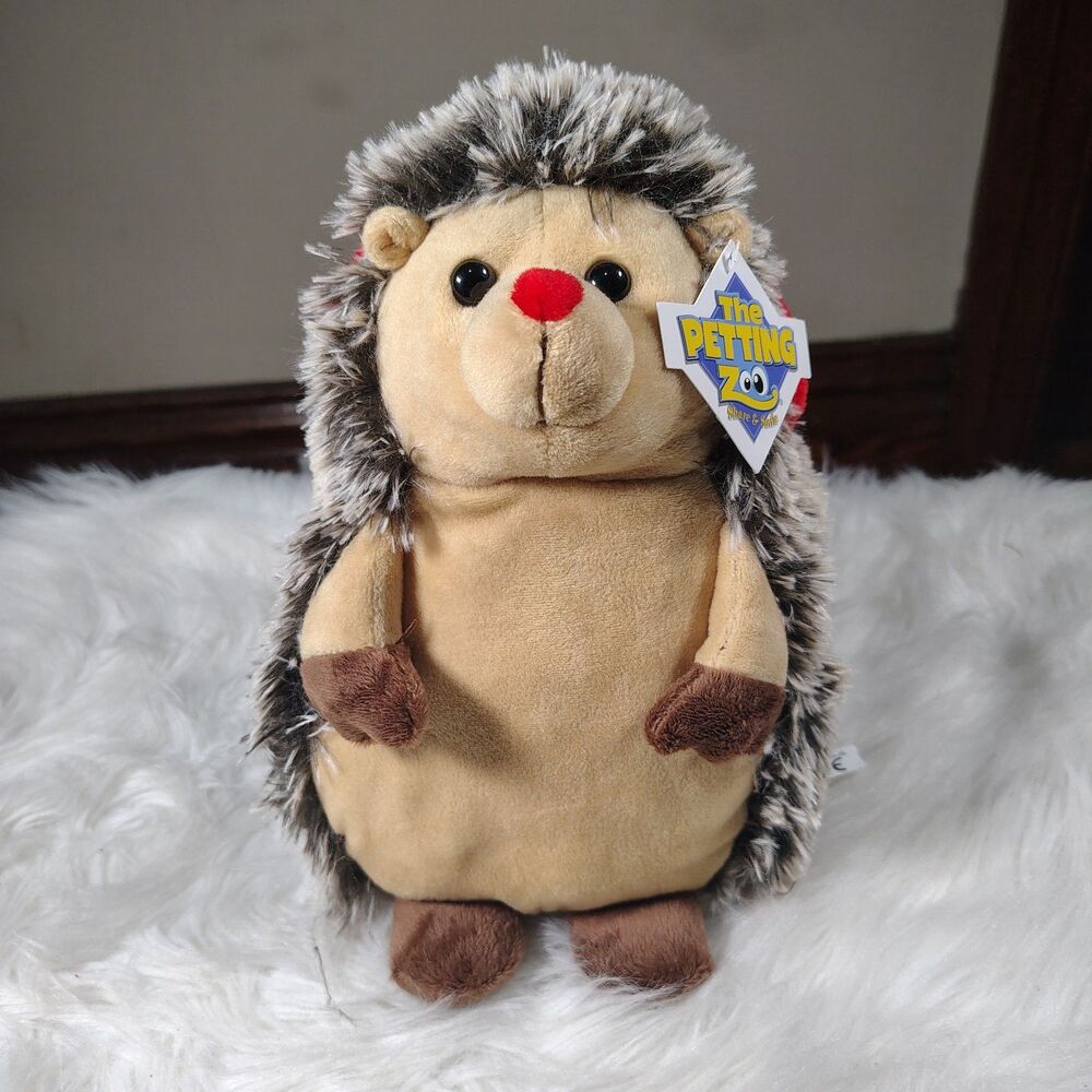 Hedgehog The Petting Zoo  Hedgehog Holiday Plush NWTS